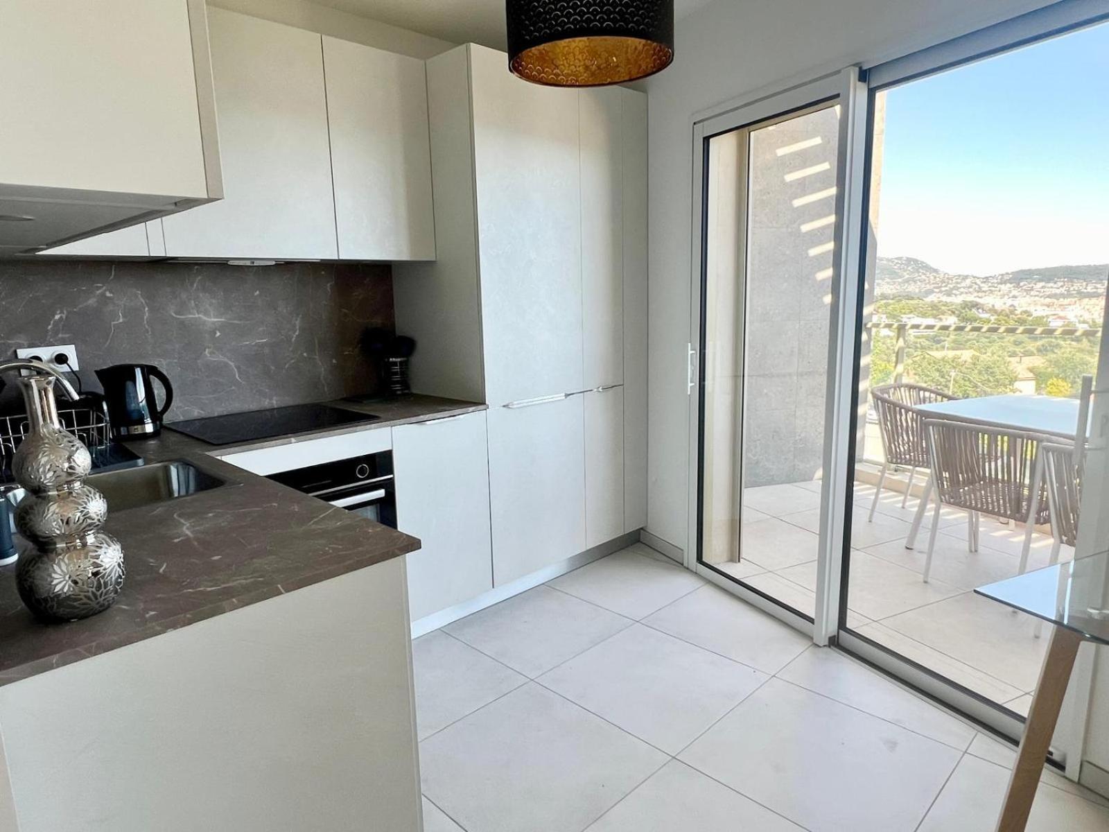 Panoramic Sea View Appartment Blue Pearl 尼斯 外观 照片